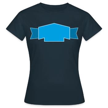 Bannière - T-shirt Femme - marine - Devant - AI Model Female 172 dark (172cm)