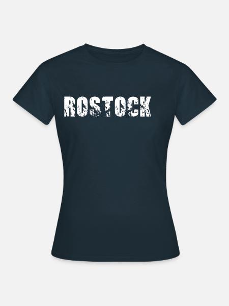 Rostock - Frauen T-Shirt - Navy