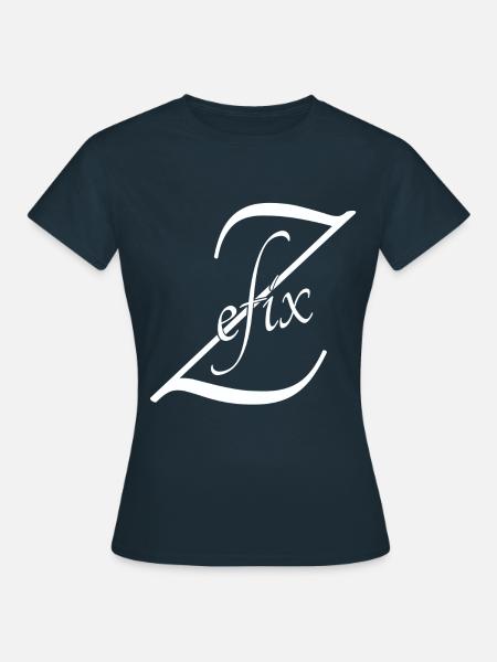 Zefix - Frauen T-Shirt - Navy