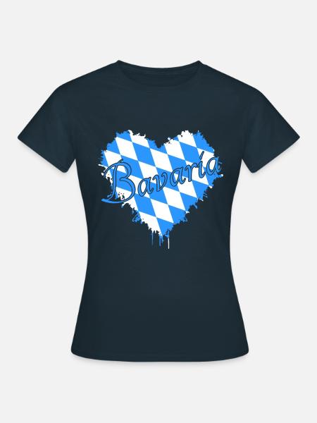 Bavaria Bayern - Frauen T-Shirt - Navy