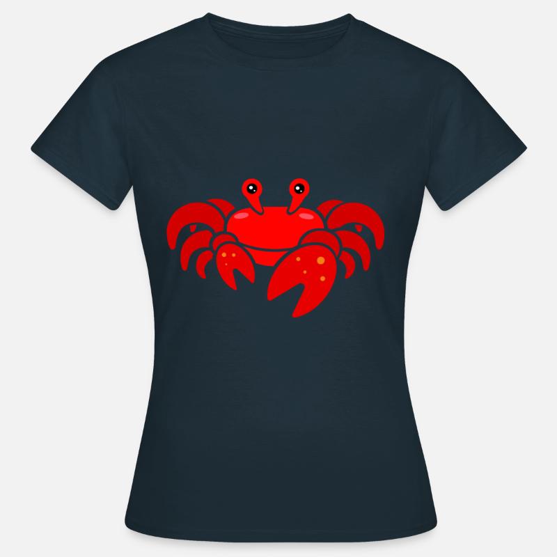 crab - Women's T-Shirt - navy