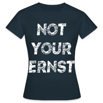 pas ton sérieux - T-shirt Femme - marine - Devant - AI Model Female 172 dark (172cm)