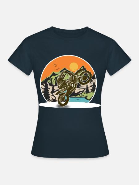 Motocross - Women's T-Shirt - navy