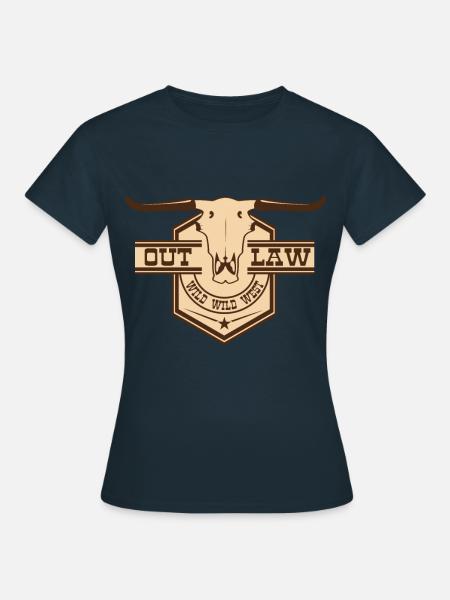 Gesetzlose Wilder Westen - T-shirt Femme - marine