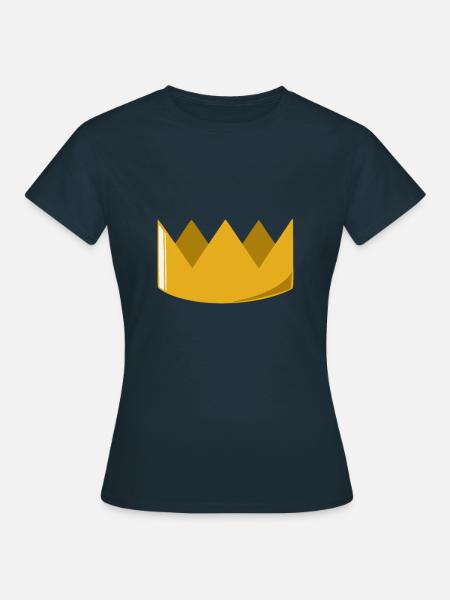 Krone - Frauen T-Shirt - Navy