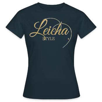 Leichas style - Women's T-Shirt - navy - Front - AI Model Female 172 dark (172cm)