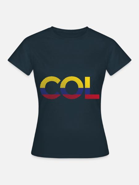 Kolumbien - Frauen T-Shirt - Navy