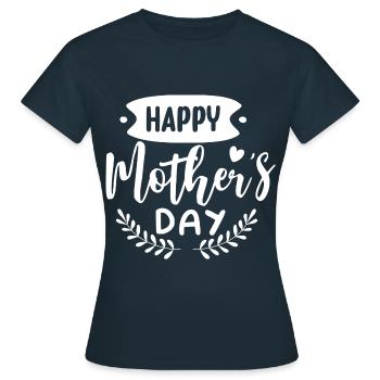 Happy Mother's Day - Women's T-Shirt - navy - Front - AI Model Female 172 dark (172cm)