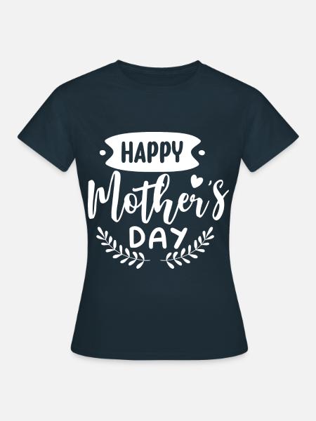 Bonne fête des mères - T-shirt Femme - marine
