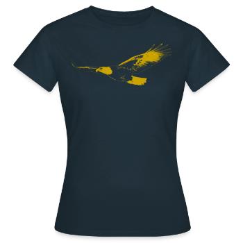 L'aigle royal - T-shirt Femme - marine - Devant - AI Model Female 172 dark (172cm)