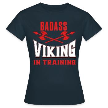 VIKINGS - T-shirt Femme - marine - Devant - AI Model Female 172 dark (172cm)