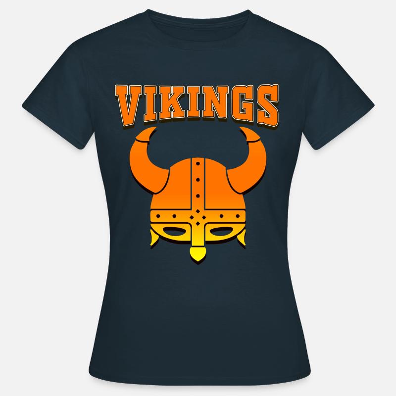 VIKINGS - Women's T-Shirt - navy