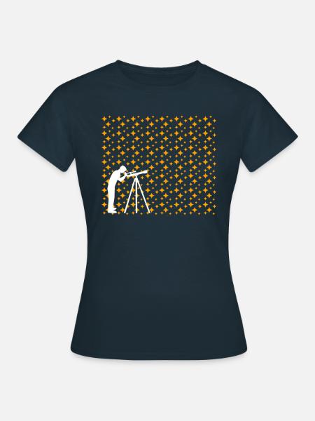 starry sky - Frauen T-Shirt - Navy