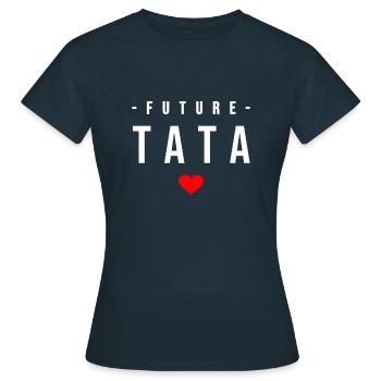 FUTURE TATA - Women's T-Shirt - navy - Front - AI Model Female 172 dark (172cm)