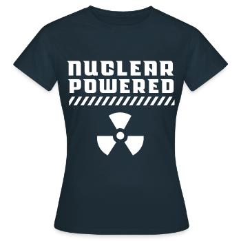Énergie nucléaire Nucléaire Nucléaire Énergie propre - T-shirt Femme - marine - Devant - AI Model Female 172 dark (172cm)
