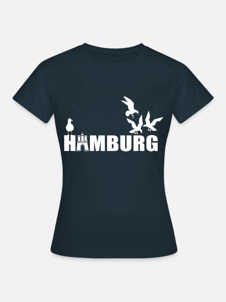 Hamburg Möven - Frauen T-Shirt - Navy