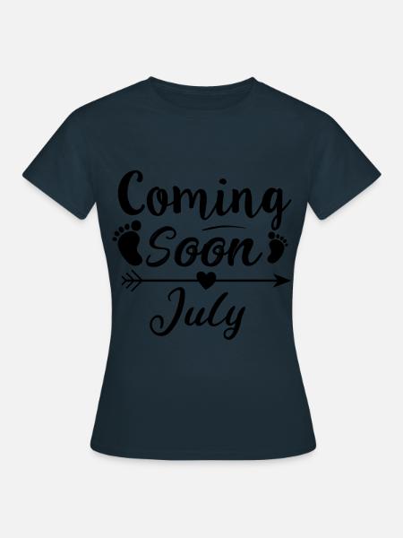 bébé arrive bientôt juillet - T-shirt Femme -