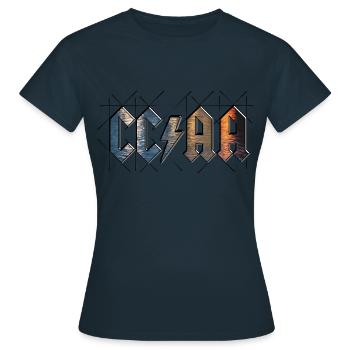 Esprit de l'ACSC - T-shirt Femme - marine - Devant - AI Model Female 172 dark (172cm)