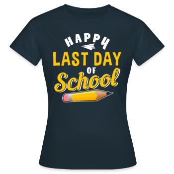 Cadeaux d'école maternelle - T-shirt Femme - marine - Devant - AI Model Female 172 dark (172cm)