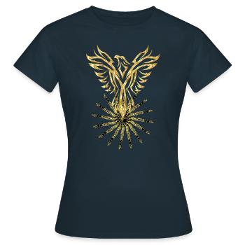 Clarinette Phoenix - T-shirt Femme - marine - Devant - AI Model Female 172 dark (172cm)
