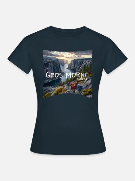 Gros Morne Canada - Frauen T-Shirt - Navy