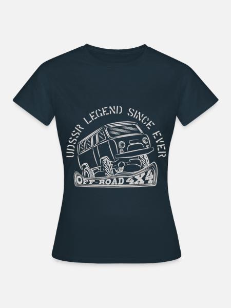 UDSSR LEGEND SINCE EVER - Frauen T-Shirt - Navy