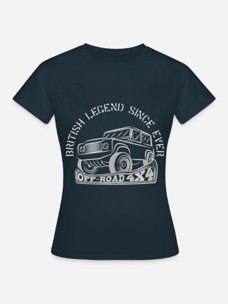 BRITISH LEGEND SINCE EVER - Frauen T-Shirt - Navy