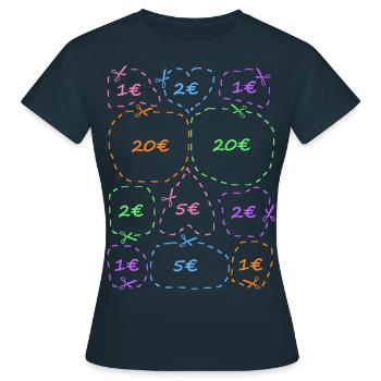 Junggesellinnenabschied - Frauen T-Shirt - Navy - Vorne - AI Model Female 172 dark (172cm)