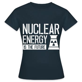 L’énergie nucléaire est l’avenir nucléaire nucléaire - T-shirt Femme - marine - Devant - AI Model Female 172 dark (172cm)