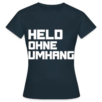 Héros sans cape - T-shirt Femme - marine - Devant - AI Model Female 172 dark (172cm)