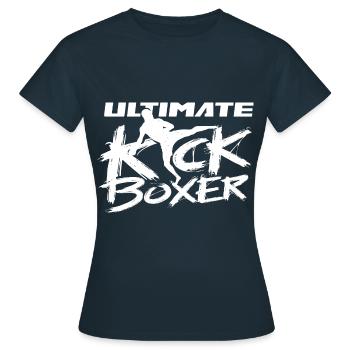 Kickboxing Kickboxing Ultime Kickboxing - T-shirt Femme - marine - Devant - AI Model Female 172 dark (172cm)
