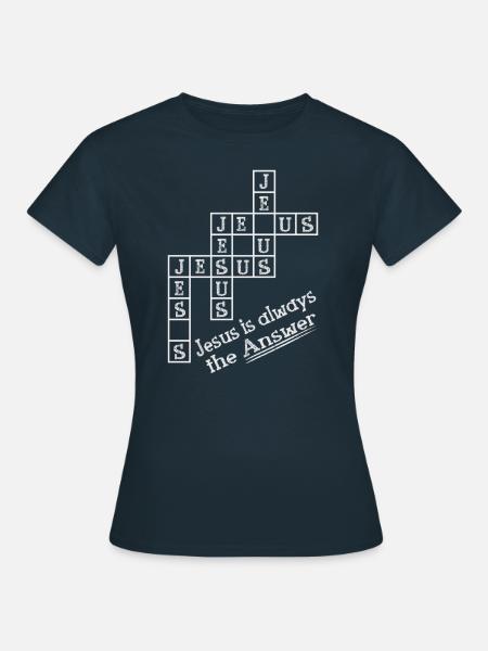 Jesus Jesus Jesus - Frauen T-Shirt - Navy