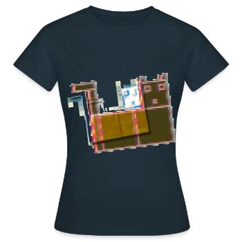 CAT ONZE - T-shirt Femme - marine - Devant - AI Model Female 172 dark (172cm)