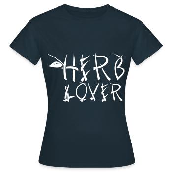 Herbes Amant épice Recueillir épices herbe épices - T-shirt Femme - marine - Devant - AI Model Female 172 dark (172cm)