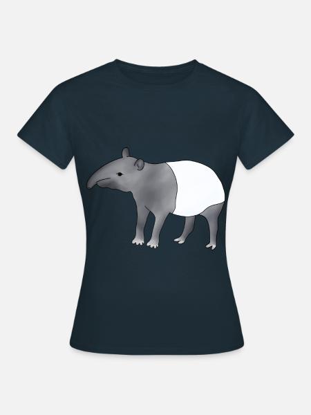Tapir - Frauen T-Shirt - Navy