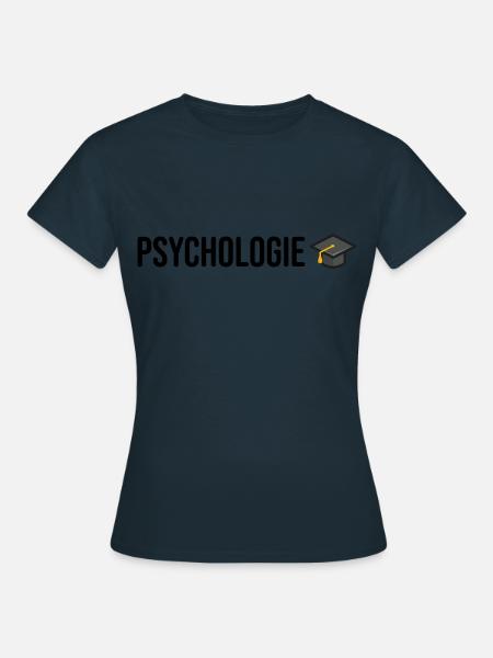 Psychologie Studium Abschluss - Frauen T-Shirt - Navy