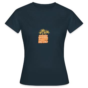 Vacances Curaçao - T-shirt Femme - marine - Devant - AI Model Female 172 dark (172cm)