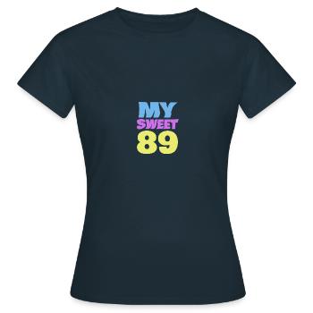 Doux 89 - T-shirt Femme - marine - Devant - AI Model Female 172 dark (172cm)