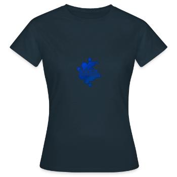 First name Basil - Women's T-Shirt - navy - Front - AI Model Female 172 dark (172cm)
