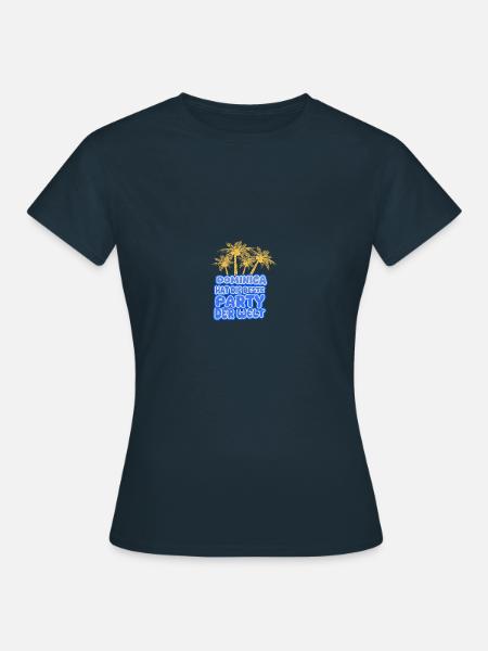Dominica als Urlaub - Frauen T-Shirt - Navy