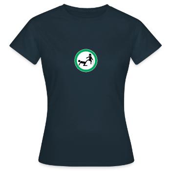 Devot - T-shirt Femme - marine - Devant - AI Model Female 172 dark (172cm)