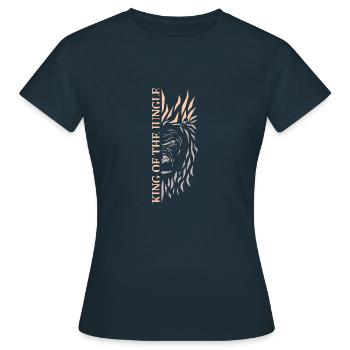 King of the jungle - Women's T-Shirt - navy - Front - AI Model Female 172 dark (172cm)