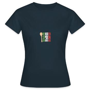 Wooden Spoon Survivor - Frauen T-Shirt - Navy - Vorne - AI Model Female 172 dark (172cm)