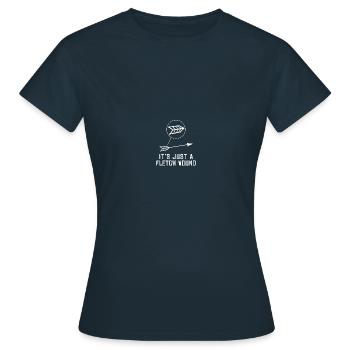 It's Just A Fletch Wound Bowhunter Archer - Frauen T-Shirt - Navy - Vorne - AI Model Female 172 dark (172cm)