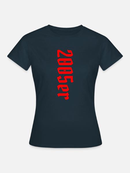 2005er Jahrgang - Frauen T-Shirt - Navy