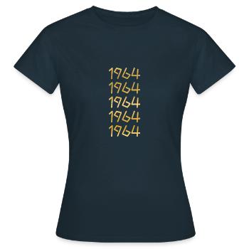 Freedom 1964 - Women's T-Shirt - navy - Front - AI Model Female 172 dark (172cm)