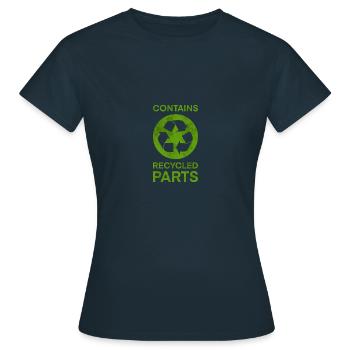 Transplantation Don d’organe de donneur de rein - T-shirt Femme - marine - Devant - AI Model Female 172 dark (172cm)