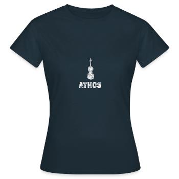 Viola Athos - Women's T-Shirt - navy - Front - AI Model Female 172 dark (172cm)