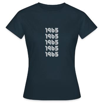 Style 1965 - T-shirt Femme - marine - Devant - AI Model Female 172 dark (172cm)
