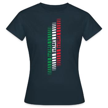 Italia Racing 03 - Women's T-Shirt - navy - Front - AI Model Female 172 dark (172cm)
